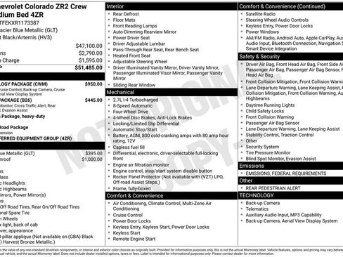 Certified 2024 Chevrolet Colorado ZR2 w/ Technology Package image 10
