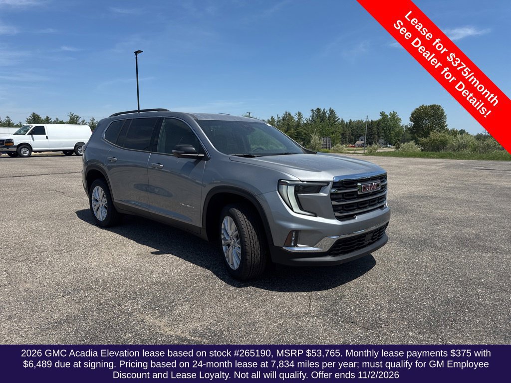 New 2026 GMC Acadia Elevation w/ Elevation Premium Package FWD image 8