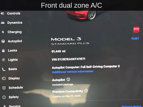 Used 2019 Tesla Model 3 Standard Range Plus image 3