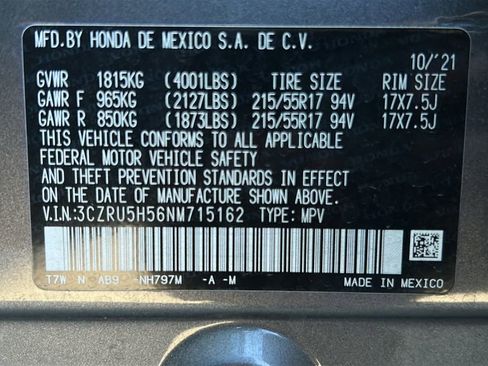 Used 2022 Honda HR-V EX image 32