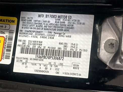 Used 2023 Ford Mustang GT w/ Mustang Nite Pony Package image 30