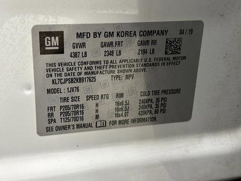 Used 2019 Chevrolet Trax LT w/ LT Convenience Package image 33