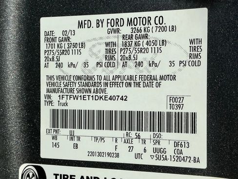 Used 2013 Ford F150 Lariat w/ Mid Equipment Group image 33