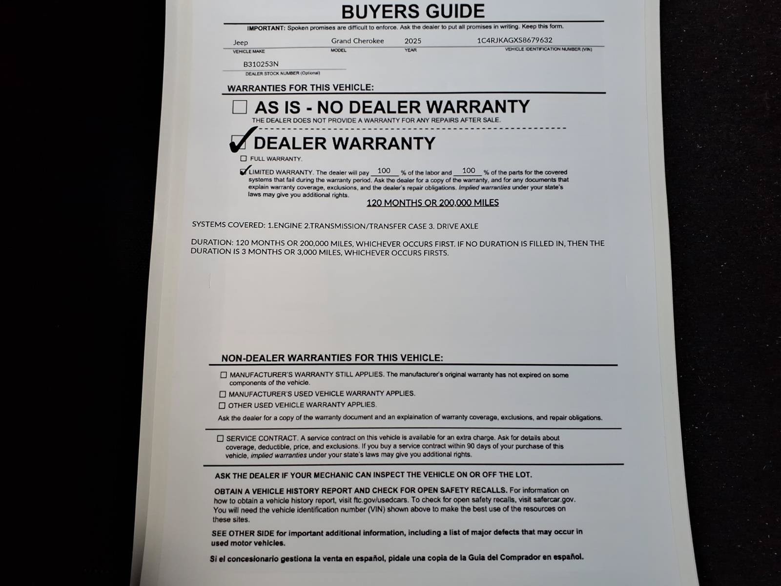 Used 2025 Jeep Grand Cherokee L Altitude AWD/4WD image 36