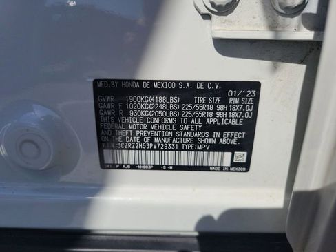 Certified 2023 Honda HR-V Sport image 41