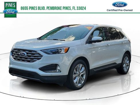 Certified 2023 Ford Edge Titanium AWD/4WD image 1