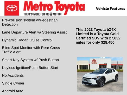 Certified 2023 Toyota bZ4X AWD w/ Weather Package image 11