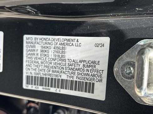 Used 2024 Honda Civic Sport Touring image 38