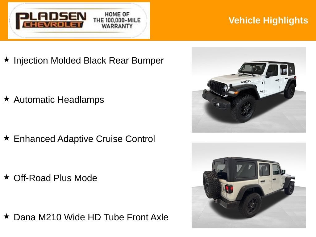 Used 2025 Jeep Wrangler Unlimited Sport AWD/4WD image 21