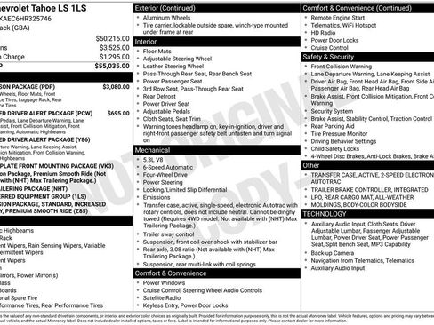 Used 2017 Chevrolet Tahoe LS w/ All-Season Package AWD/4WD image 2
