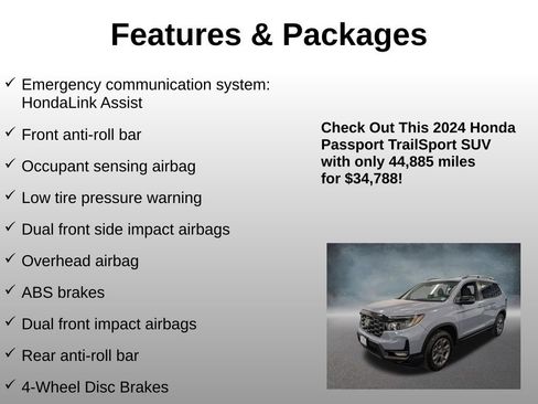 Certified 2024 Honda Passport TrailSport image 16