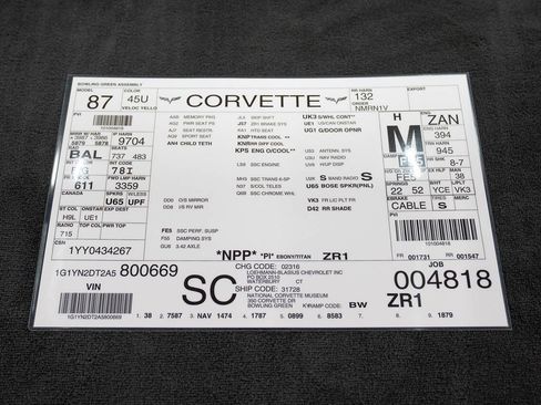 Used 2010 Chevrolet Corvette ZR1 w/ Preferred Equipment Group RWD image 82