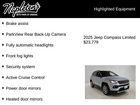 Used 2025 Jeep Compass Limited image 16