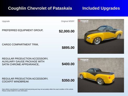 Used 2005 Chevrolet SSR w/ Preferred Equipment Group RWD image 3