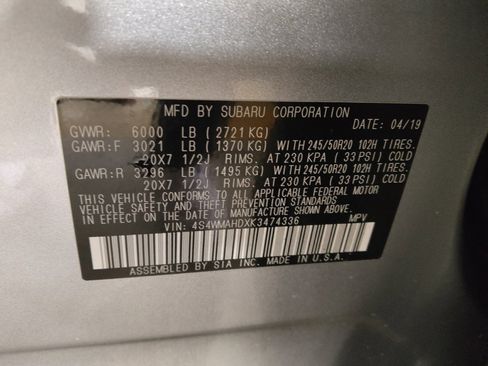 Used 2019 Subaru Ascent Premium image 33