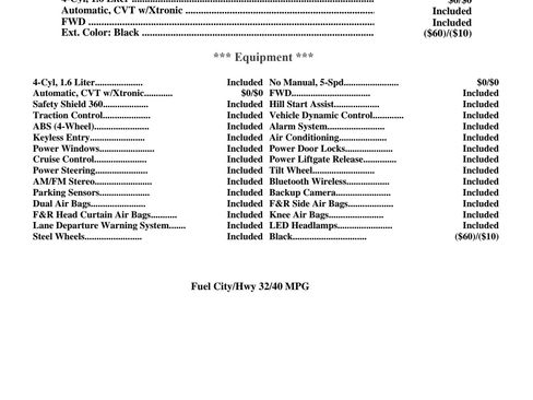 Used 2025 Nissan Versa S w/ Trunk Package image 4