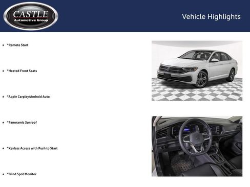 Used 2024 Volkswagen Jetta SE w/ Panoramic Sunroof Package FWD image 4