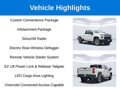 Used 2022 Chevrolet Silverado 2500 Custom w/ Custom Value Package AWD/4WD image 2