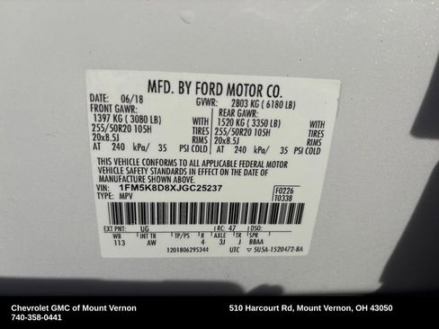 Used 2018 Ford Explorer XLT w/ Equipment Group 202A image 33