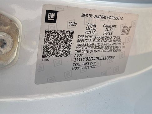 Used 2020 Chevrolet Corvette Stingray Premium Cpe w/ 3LT Preferred Equipment Group image 31