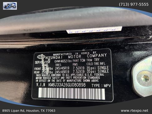 Used 2016 Hyundai Tucson Limited w/ Option Group 03 FWD image 43