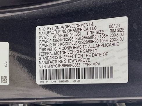 Certified 2023 Honda Pilot Elite image 36