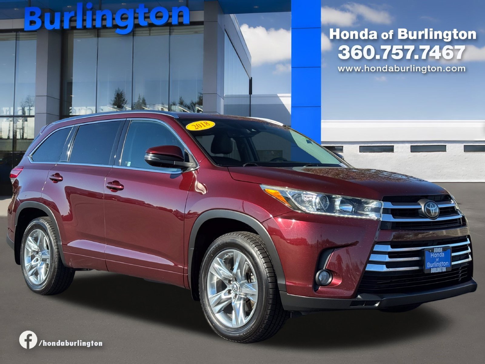 Used 2018 Toyota Highlander Limited AWD/4WD image 8