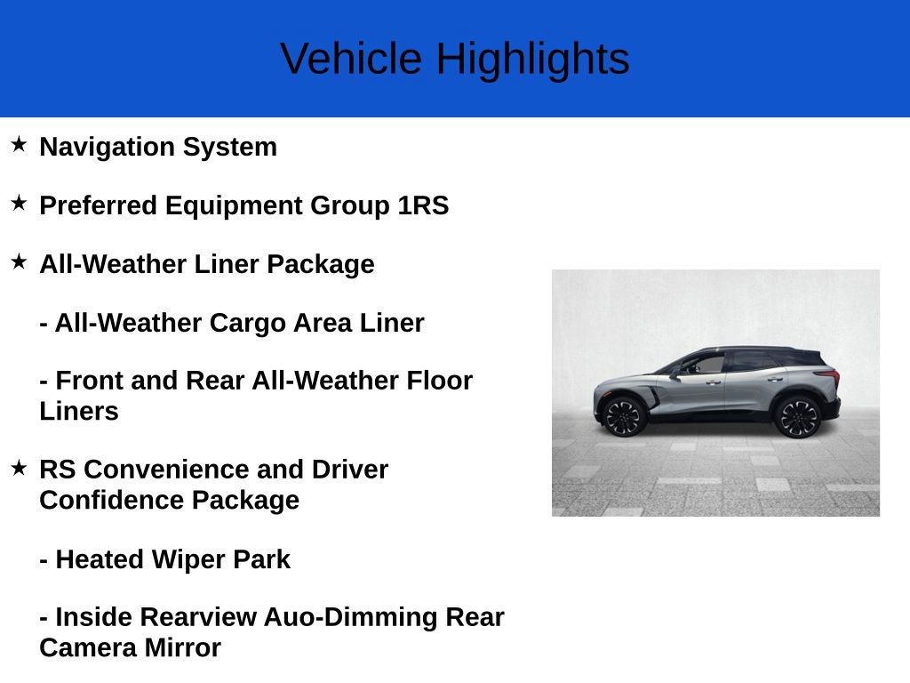 New 2026 Chevrolet Blazer EV RS FWD image 2