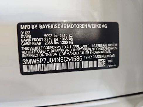 Used 2022 BMW 330e w/ Convenience Package RWD image 26