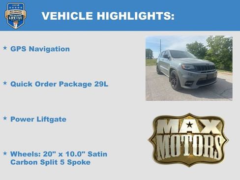 Used 2020 Jeep Grand Cherokee SRT AWD/4WD image 6