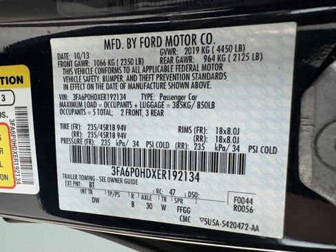 Used 2014 Ford Fusion SE FWD image 34