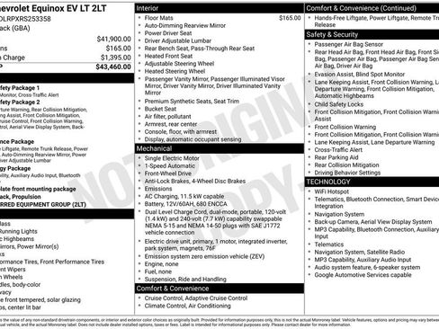 Used 2024 Chevrolet Equinox EV LT FWD image 2