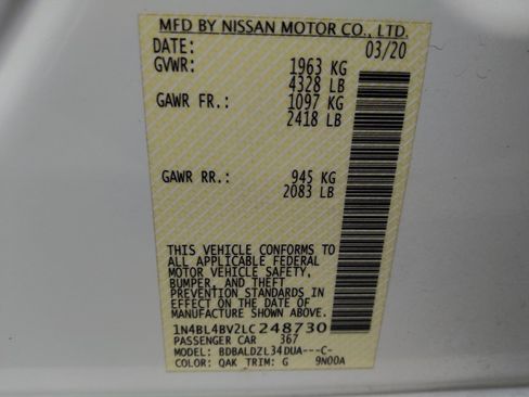 Used 2020 Nissan Altima 2.5 S FWD image 33