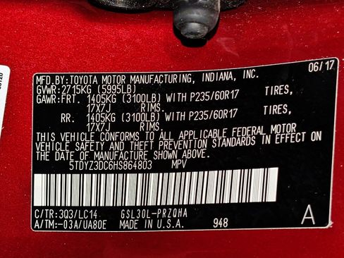 Used 2017 Toyota Sienna XLE Premium image 65