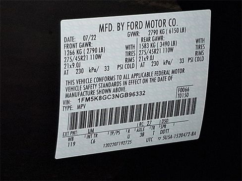 Used 2022 Ford Explorer ST w/ Equipment Group 401A image 29