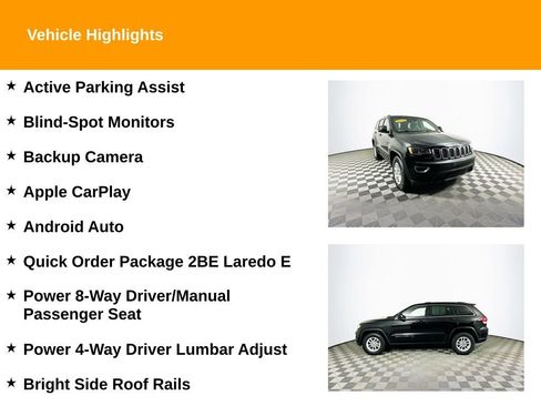 Used 2019 Jeep Grand Cherokee Laredo image 2