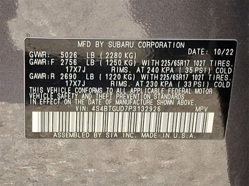 Used 2023 Subaru Outback Wilderness image 27