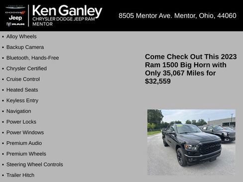 Used 2023 RAM 1500 Big Horn AWD/4WD image 5