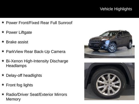 Used 2016 Jeep Cherokee Limited w/ Luxury Group AWD/4WD image 25