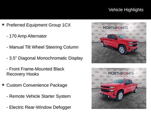 Used 2019 Chevrolet Silverado 1500 Custom w/ Custom Value Package image 10