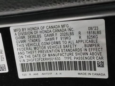 Used 2024 Honda Civic LX image 14