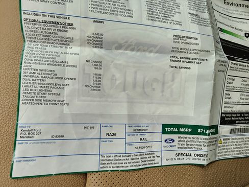 Used 2022 Ford F250 Lariat w/ Tremor Off-Road Package image 61