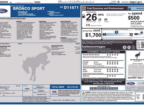 Used 2023 Ford Bronco Sport image 34