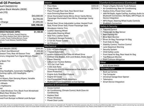 Used 2021 Audi Q5 2.0T Premium w/ Convenience Package image 10