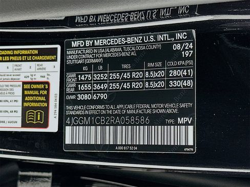 Certified 2024 Mercedes-Benz EQE 350+ 4MATIC SUV image 33