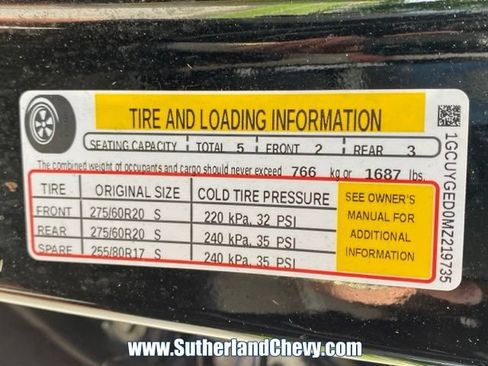 Used 2021 Chevrolet Silverado 1500 LTZ w/ LTZ Premium Package AWD/4WD image 57