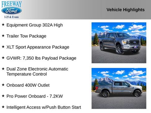 Used 2023 Ford F150 XLT w/ Equipment Group 302A High AWD/4WD image 2
