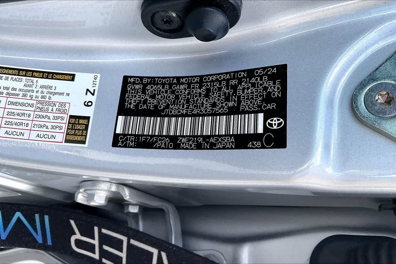 Used 2024 Toyota Corolla Hybrid Sedan FWD image 20