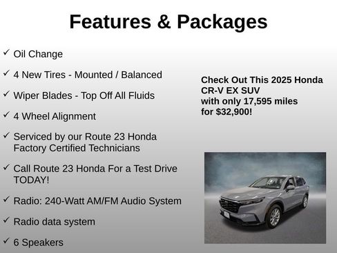 Certified 2025 Honda CR-V EX image 4