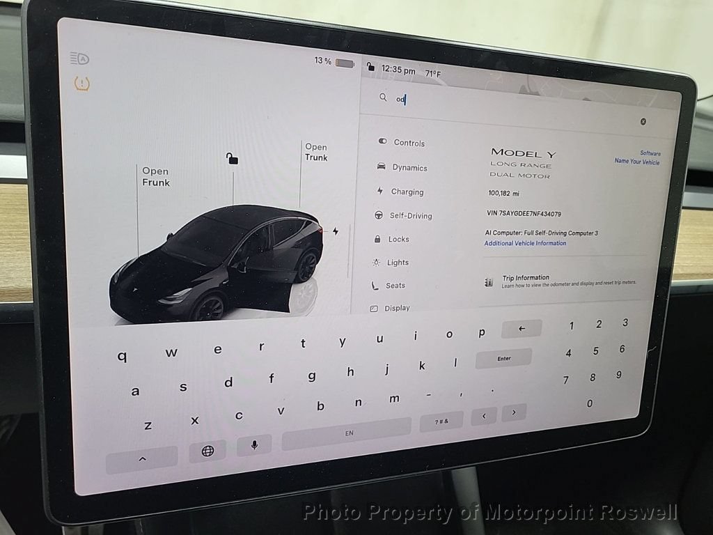 Used 2022 Tesla Model Y Long Range AWD/4WD image 3